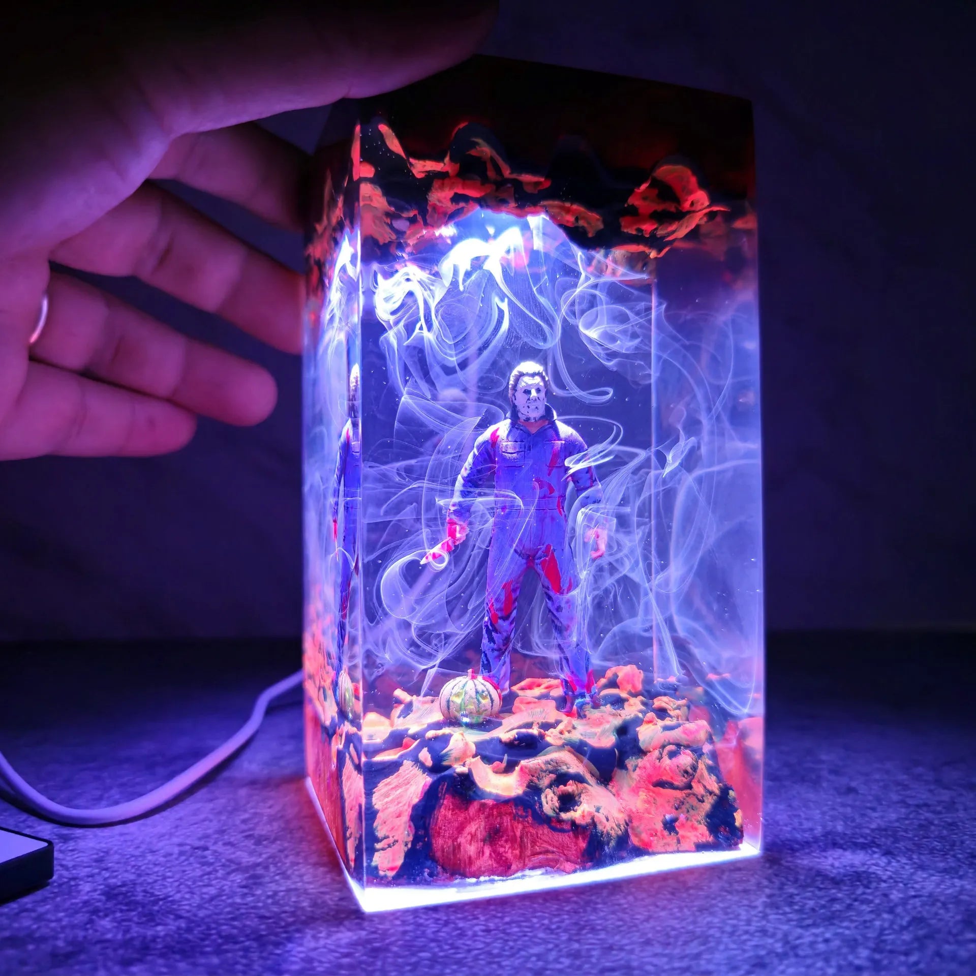 Handmade Halloween Lamps