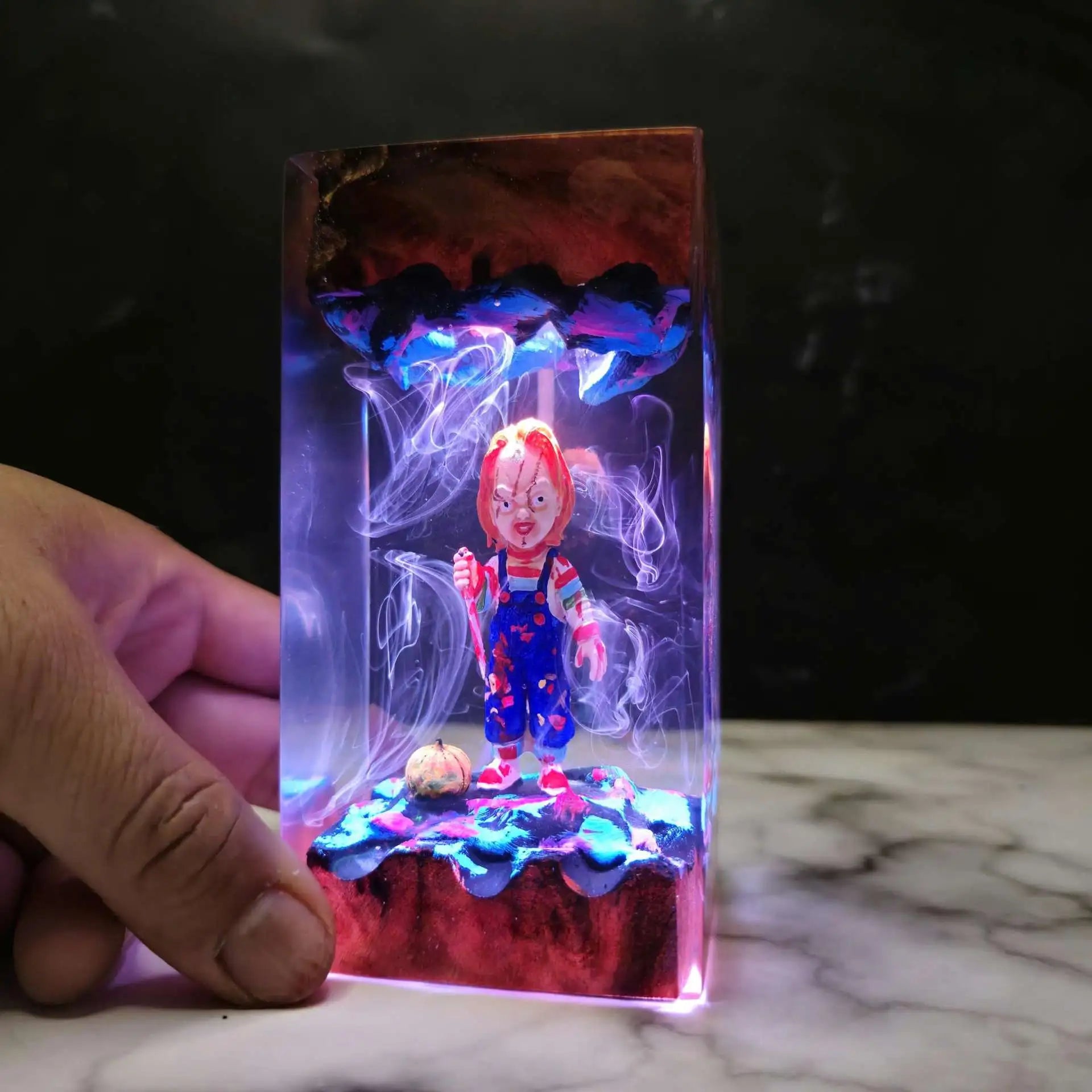 Handmade Halloween Lamps