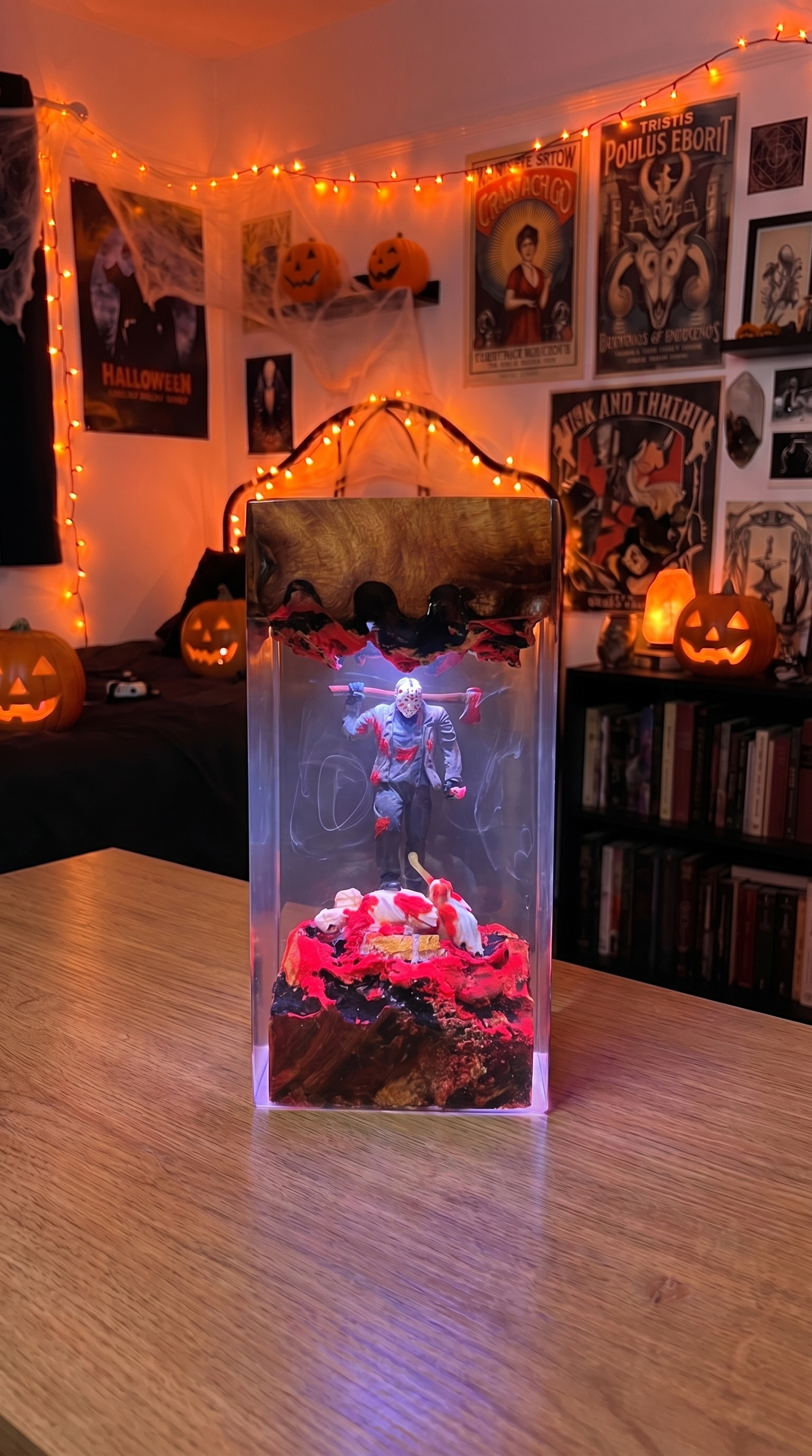 Handmade Halloween Lamps
