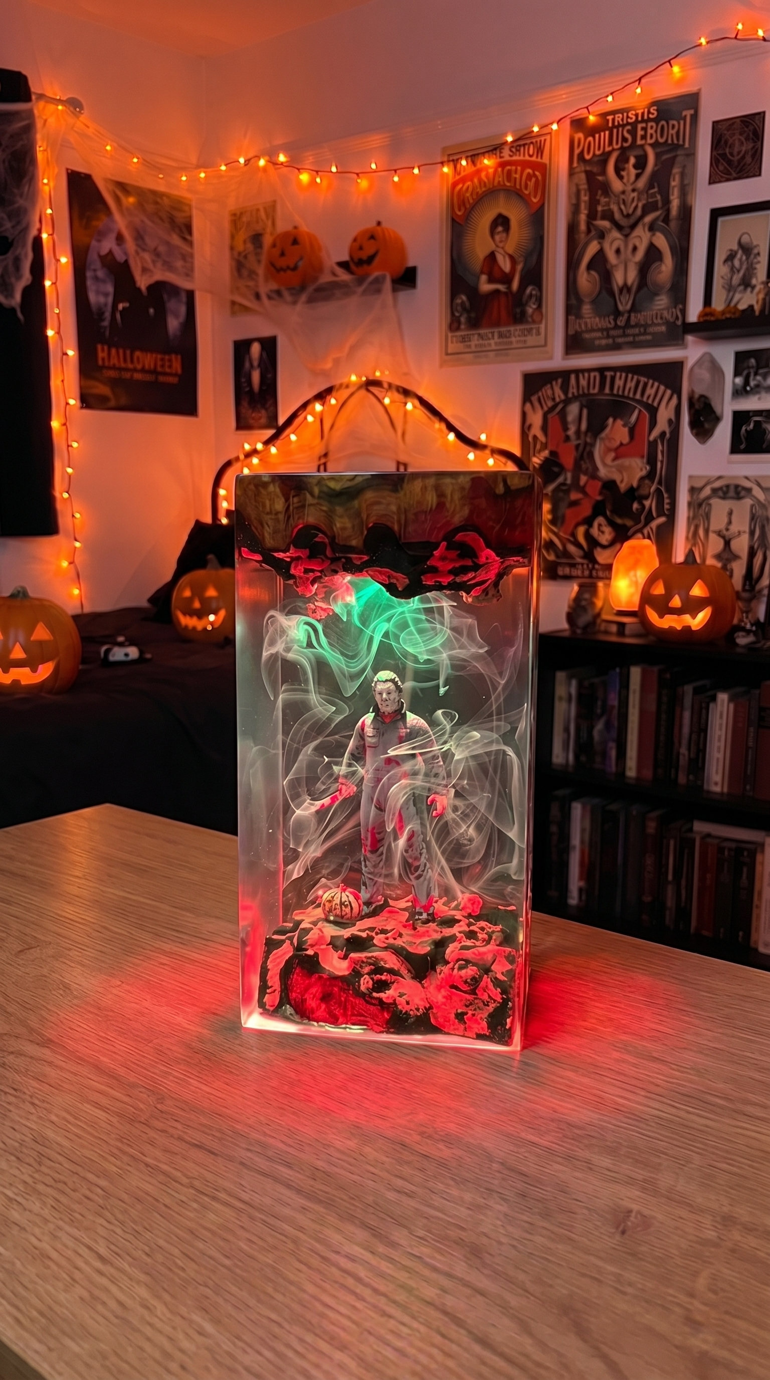 Handmade Halloween Lamps